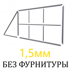 Каркас откатных ворот для самостоятельной сварки 1,5 мм Каркас откатных ворот для самостоятельной сварки 1,5 мм